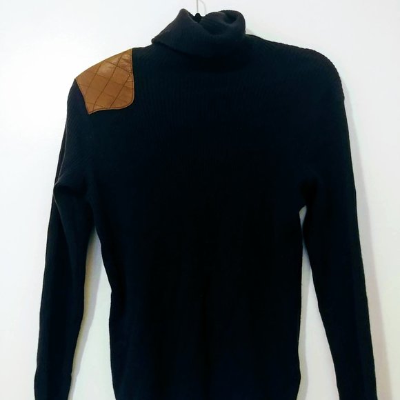 100% Cashmere Ralph Lauren navy sweater Large - Picture 4 of 7